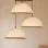 Areon Handmade 3-Piece Carbon Concrete Chandelier