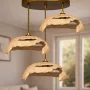Cavora Handmade 3'lü Karbon Beton Avize 