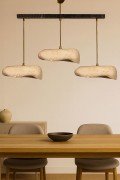 Amberia Single Pendant Chandelier Buy Creamelith Handmade 3-Piece Carbon Concrete Chandelier