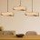 Creamelith Handmade 3-Piece Carbon Concrete Chandelier 