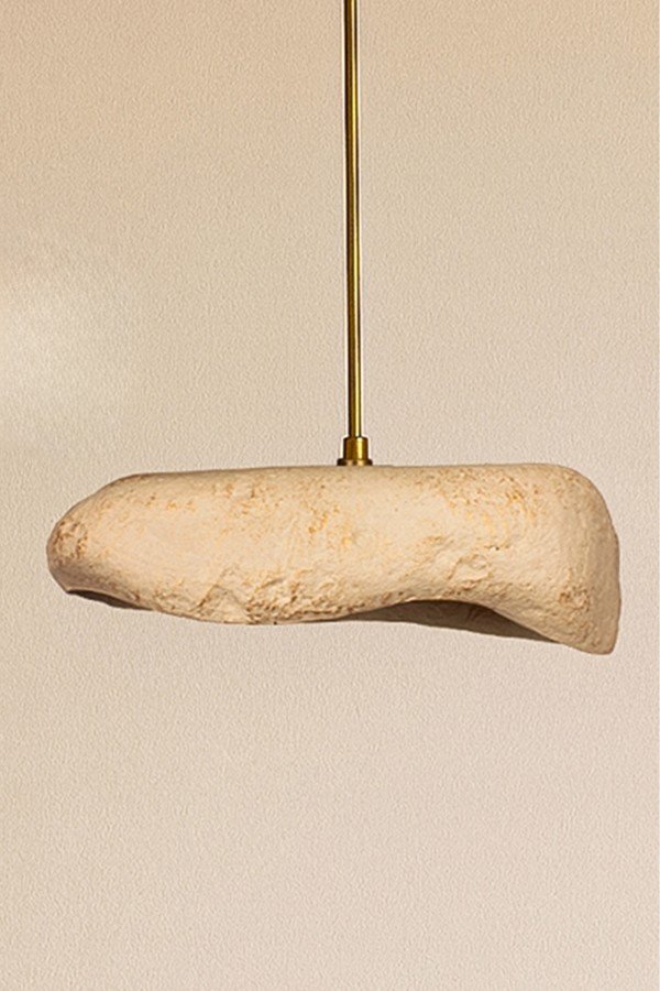 Amberia Single Pendant Chandelier Buy Creamelith Handmade 3-Piece Carbon Concrete Chandelier