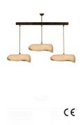 Amberia Single Pendant Chandelier Buy Creamelith Handmade 3-Piece Carbon Concrete Chandelier