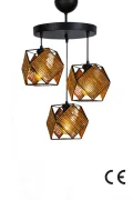 Fiborn Handmade 3'lü Avize