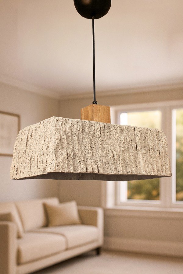 Monalitha Handmade Karbon Beton Avize  Gözat