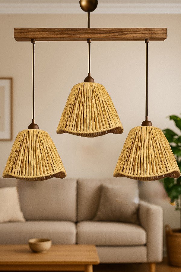 Orvantis Handmade 3-Way Pendant Chandelier Orvantis Handmade 3-Way Pendant Chandelier