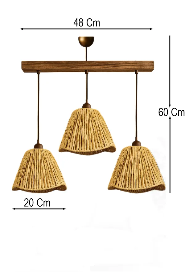 Savia Handmade 3'lü Sarkıt Avize Savia Handmade 3'lü Sarkıt Avize