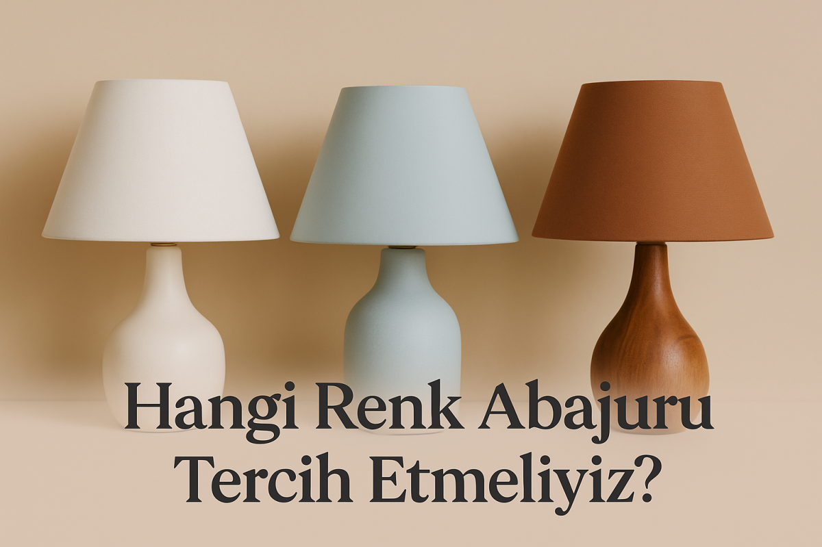 Hangi Renk Abajur Tercih Etmeliyim ? Hangi Renk Abajur Tercih Etmeliyim ?