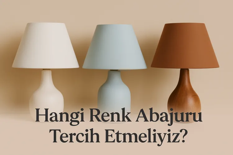 Hangi Renk Abajur Tercih Etmeliyim ?