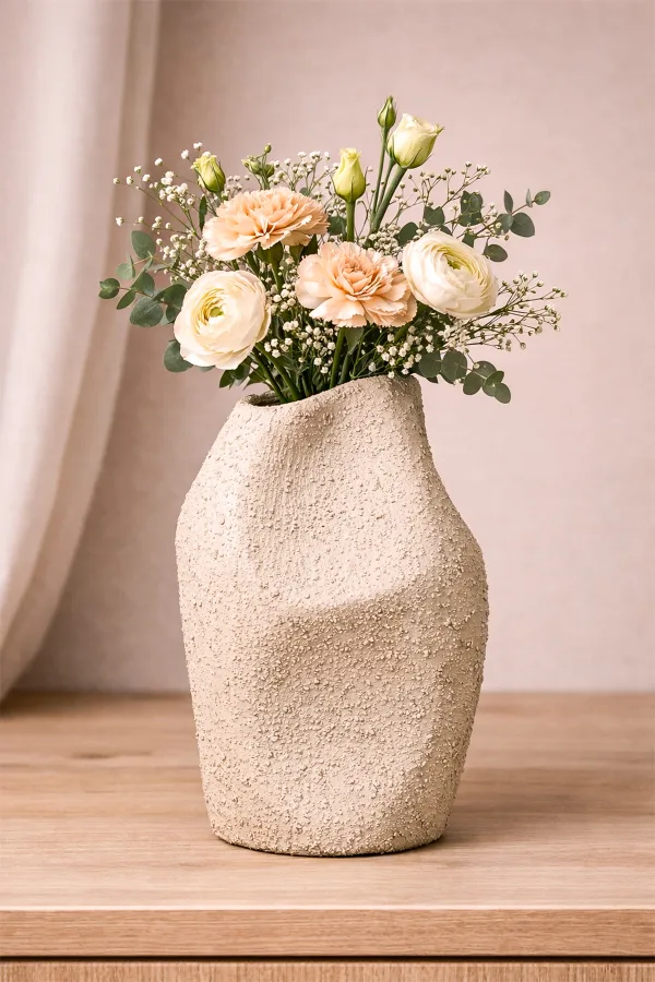 Decorative Ceramic Vase, Handmade, Modern Home Decor – Trace
