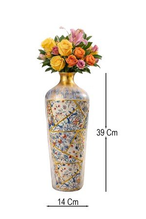 Dekoratif Seramik Vazo El Yapımı Modern Ev Dekoru – Noma