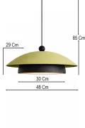 Handmade Wabi Sabi Karbon Beton Avize- Pistachio Handmade Wabi Sabi Karbon Beton Avize- Pistachio