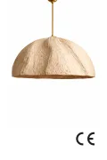 Handmade Wabi Sabi Karbon Beton Avize- Caventra