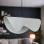 Handmade Wabi Sabi Karbon Beton Avize- Ondera