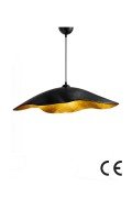Black Travone Handmade Carbon Concrete Chandelier