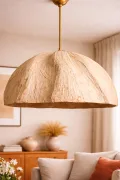 Handmade Wabi Sabi Karbon Beton Avize- Caventra