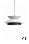 Handmade Wabi Sabi Carbon Concrete Chandelier - Monara Handmade Wabi Sabi Carbon Concrete Chandelier - Monara