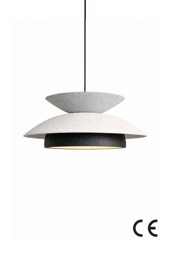 Handmade Wabi Sabi Karbon Beton Avize- Monara Handmade Wabi Sabi Karbon Beton Avize- Monara