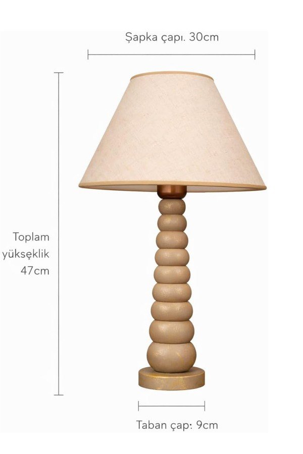 Abajur Handmade Ahşap - Bellora Abajur Handmade Ahşap - Bellora