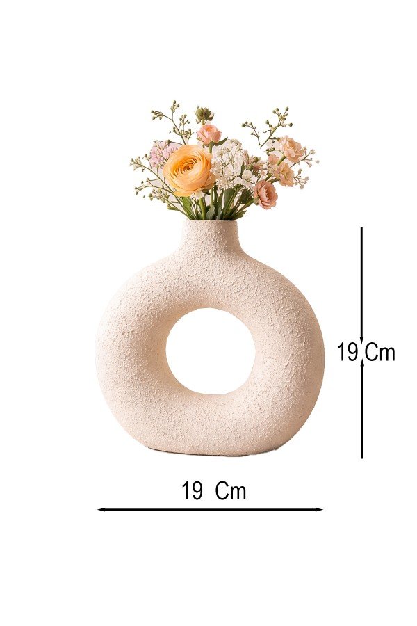 Dekoratif Seramik Vazo El Yapımı Modern Ev Dekoru – Arcus