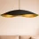 Handmade Wabi Sabi Karbon Beton Avize- Black Enfal