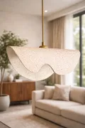 Handmade Wabi Sabi Karbon Beton Avize- Waveon Handmade Wabi Sabi Karbon Beton Avize- Waveon