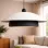 Handmade Wabi Sabi Karbon Beton Avize- YingYang