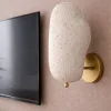 Handmade Wabi Sabi Carbon Concrete Sconce - Akari