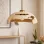 Handmade Wabi Sabi Karbon Beton Avize-Petra