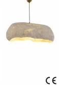 Handmade Wabi Sabi Carbon Concrete Chandelier - Stoneveil Handmade Wabi Sabi Carbon Concrete Chandelier - Stoneveil