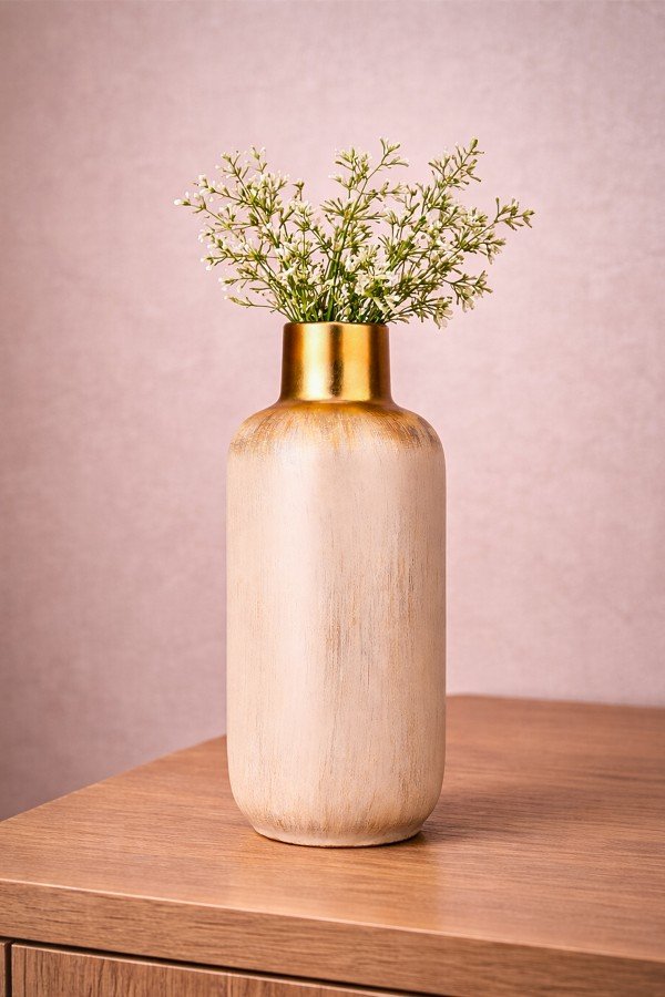 Dekoratif Seramik Vazo El Yapımı Modern Ev Dekoru – Goldarette Dekoratif Seramik Vazo El Yapımı Modern Ev Dekoru – Goldarette