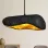 Handmade Wabi Sabi Karbon Beton Avize- Black Korvex