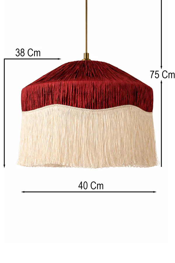 Avize Handmade Tekli Sarkıt - Bordella Avize Handmade Tekli Sarkıt - Bordella