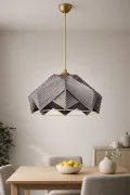 Chaos Handmade Tekli Sarkıt Gri Avize