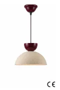 Handmade Wabi Sabi Karbon Beton Avize - Bordaux Handmade Wabi Sabi Karbon Beton Avize - Bordaux