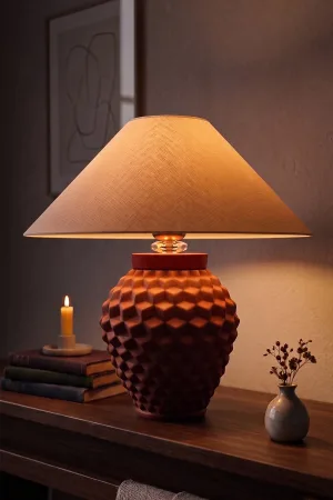 Handmade Dekoratif Seramik Abajur - Tessaro