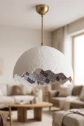 Handmade Wabi Sabi Karbon Beton Avize - Tsukiro Handmade Wabi Sabi Karbon Beton Avize - Tsukiro