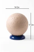 Handmade Ay Görünümlü Dekoratif Masa Lambası - Kratos Lacivert Handmade Ay Görünümlü Dekoratif Masa Lambası - Kratos Lacivert