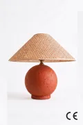 Handmade Wabi Sabi Kardon Beton Abajur - Terareno Handmade Wabi Sabi Kardon Beton Abajur - Terareno