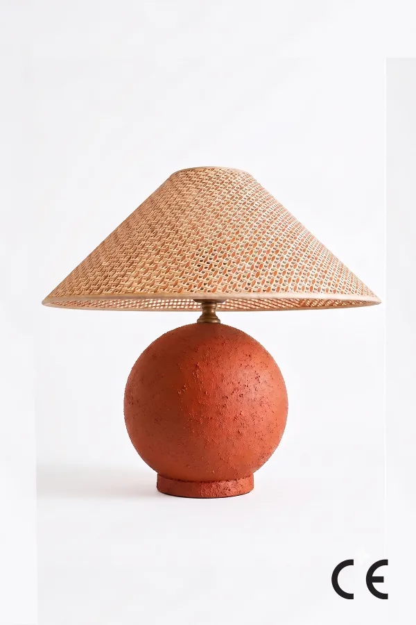 Handmade Wabi Sabi Kardon Beton Abajur - Terareno Handmade Wabi Sabi Kardon Beton Abajur - Terareno