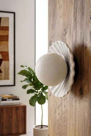Handmade Wabi Sabi Kardon Beton Aplik - Petalis