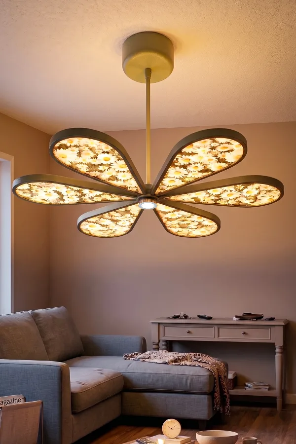 Handmade Dekoratif Led Avize - Fleuris Handmade Dekoratif Led Avize - Fleuris