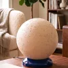 Handmade Ay Görünümlü Dekoratif Masa Lambası - Kratos Lacivert