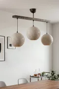 Handmade Wabi Sabi 3'lü Karbon Beton Avize - Asterion Handmade Wabi Sabi 3'lü Karbon Beton Avize - Asterion