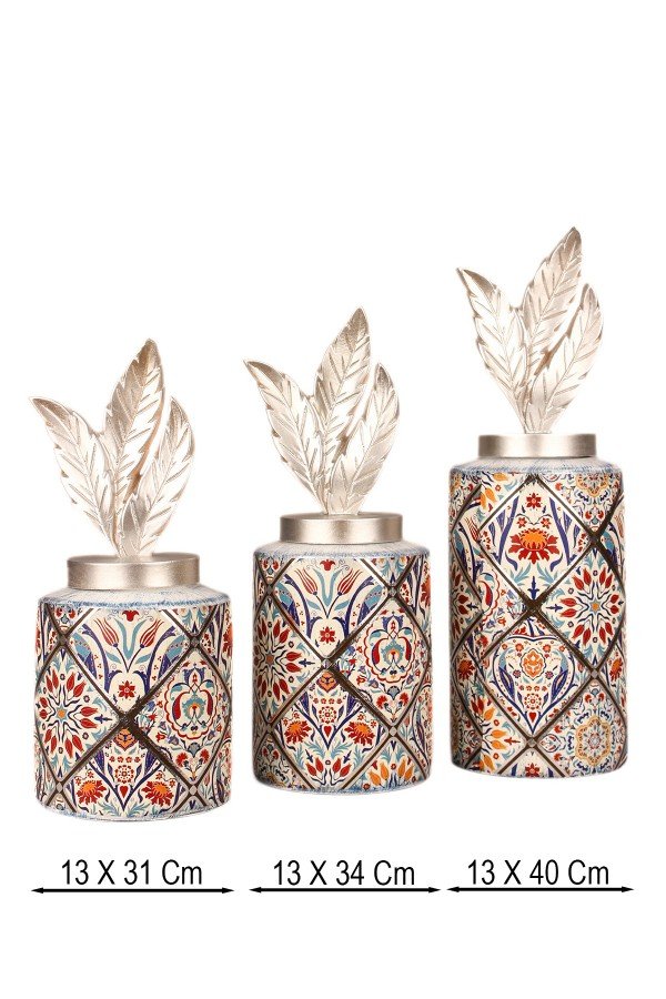 SilverDance Handmade Decorative Ceramic Vase