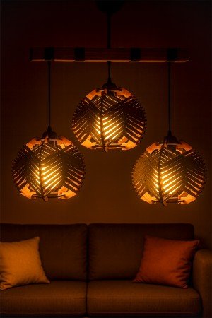 Orvantis Handmade 3-Way Pendant Chandelier