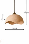 Teynor Handmade Karbon Beton Avize