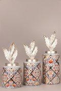 SilverDance Handmade Decorative Ceramic Vase