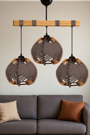 Orvantis Handmade 3-Way Pendant Chandelier