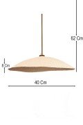 Kairis Handmade Karbon Beton Avize