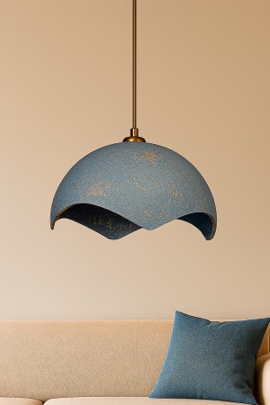 Zerion Handmade Carbon Concrete Chandelier